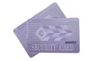 非接触型カード（クレジットカードサイズ。ID登録式の高いセキュリティ）